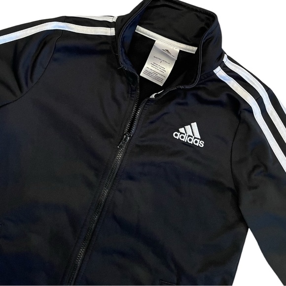 Adidas three strip zip up. - Picture 2 of 2